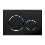 Geberit Sigma20Km Toilet Button Black Plate Chrome Trim For Cistern 115.882.Km.1 Toilets Push