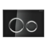 Geberit Sigma21Sj Toilet Button Black Plate Chrome Trim For Concealed Cistern 115.884.Sj.1 Toilets