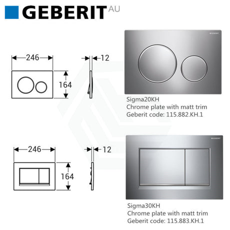 Geberit Sigma8 Inwall Cistern With Nano Rimless Wall Faced Toilet Pan Push Button