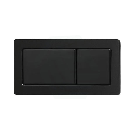 Gloss Black Square Dual Flush Toilet Water Tank Press Button Toilets Buttons