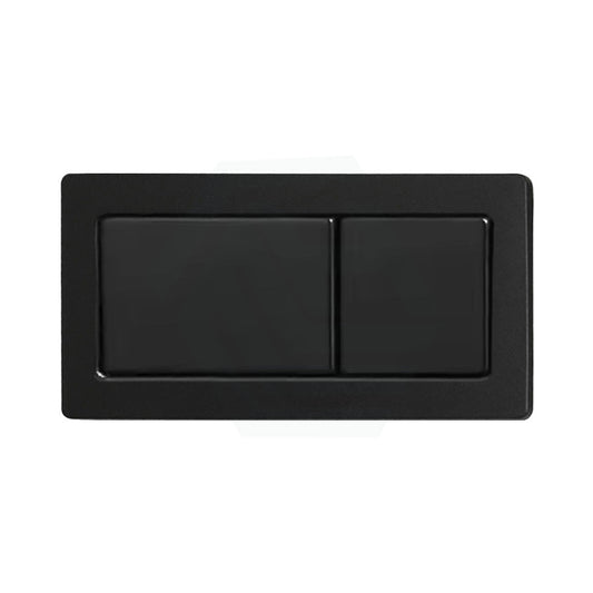 Gloss Black Square Dual Flush Toilet Water Tank Press Button Toilets Buttons