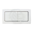 Gloss White Fienza Square Toilet Flush Button Plate For Back To Wall Suite Toilets Push Buttons