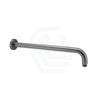 M#1(Gunmetal Grey) Aquaperla 400Mm Round Wall Mounted Shower Arm Gunmetal Grey Arms