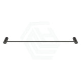 M#1(Gunmetal Grey) Aquaperla 600Mm Round Gunmetal Grey Single Towel Rail Stainless Steel Rails