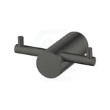 M#1(Gunmetal Grey) Aquaperla Round Gunmetal Grey Stainless Steel Robe Hook Wall Mounted Hooks