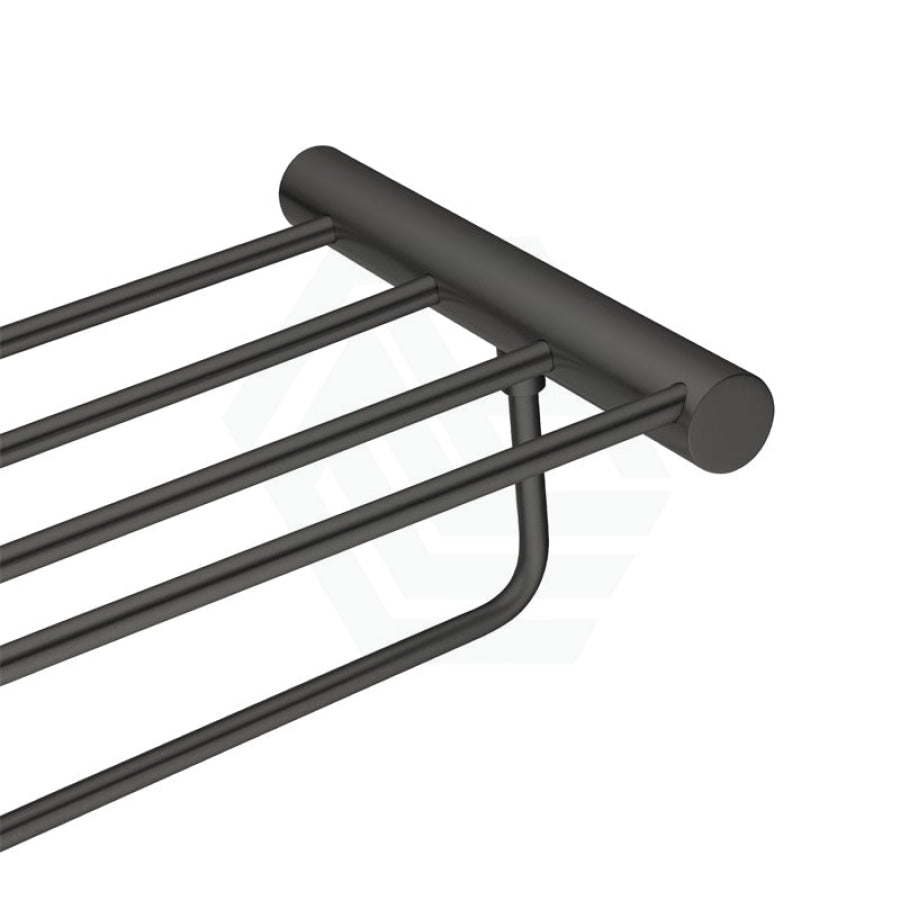 M#1(Gunmetal Grey) Aquaperla 600Mm Gunmetal Grey Towel Rack Stainless Steel Racks