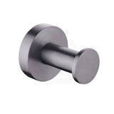 M#1(Gunmetal Grey) Aquaperla Round Gunmetal Grey Stainless Steel Robe Hook Wall Mounted Hooks