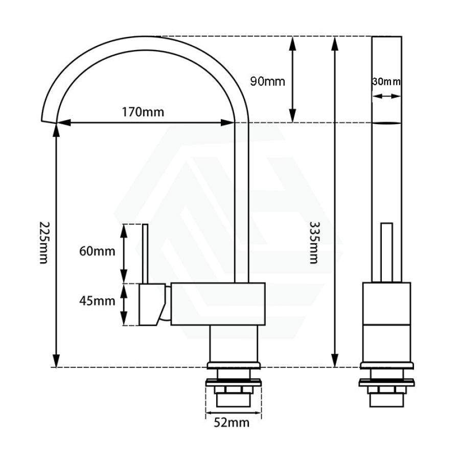 Gooseneck Chrome 360° Swivel Kitchen Sink Mixer Tap Products