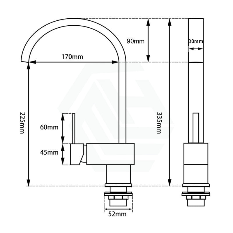 Gooseneck Chrome 360° Swivel Kitchen Sink Mixer Tap Products