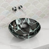 420x420x145mm Double Layer Glass Basin Round Shape in 17mm Thickness