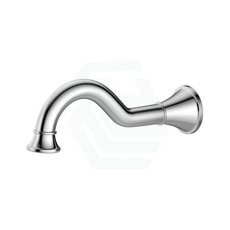 Ikon Clasico Chrome Bath Spout Water Brass Wall Spouts