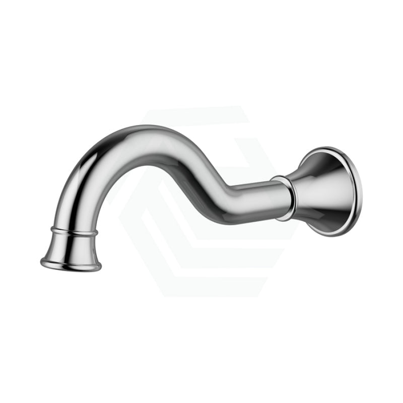 Ikon Clasico Chrome Bath Spout Water Brass Wall Spouts