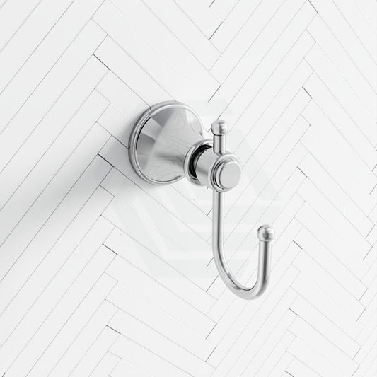 Ikon Clasico Chrome Brass Robe Hook Hooks