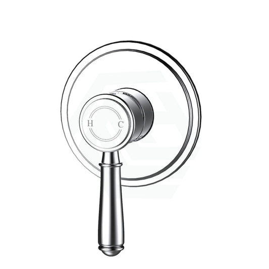 Ikon Clasico Chrome Wall Mixer Trim Kits With Rough-In Body Mixers