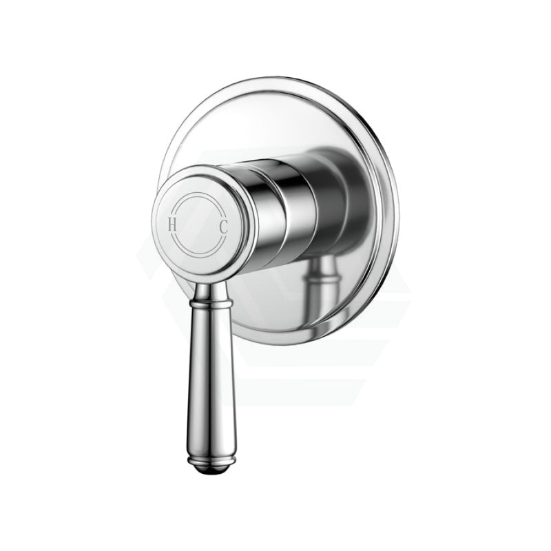 Ikon Clasico Chrome Wall Mixer With Brass/Ceramic Handle Mixers