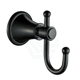 Ikon Clasico Matt Black Brass Robe Hook Hooks