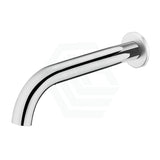 Ikon Hali Chrome Brass Round Bath Spout 47.5Mm Cover Plate Wall Spouts