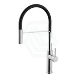 IKON Hali Chrome Black Brass Kitchen Mixer Tap