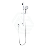 Ikon Kara Chrome Sliding Handheld Shower Head On Rail With Water Inlet