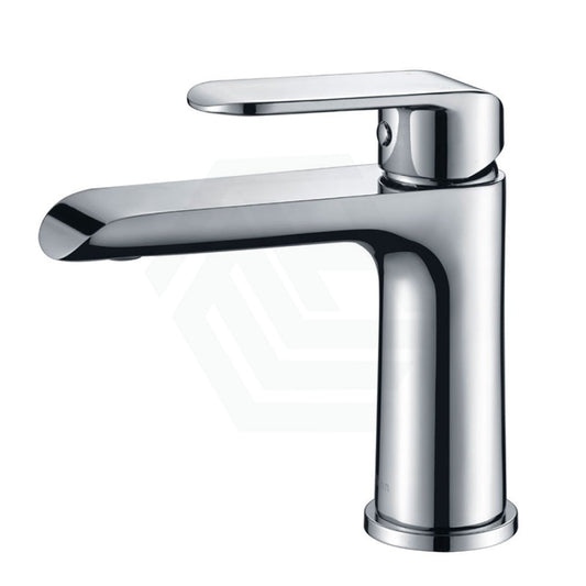 Ikon Kara Solid Brass Chrome Basin Mixer Tap For Vanity And Sink Short Mixers