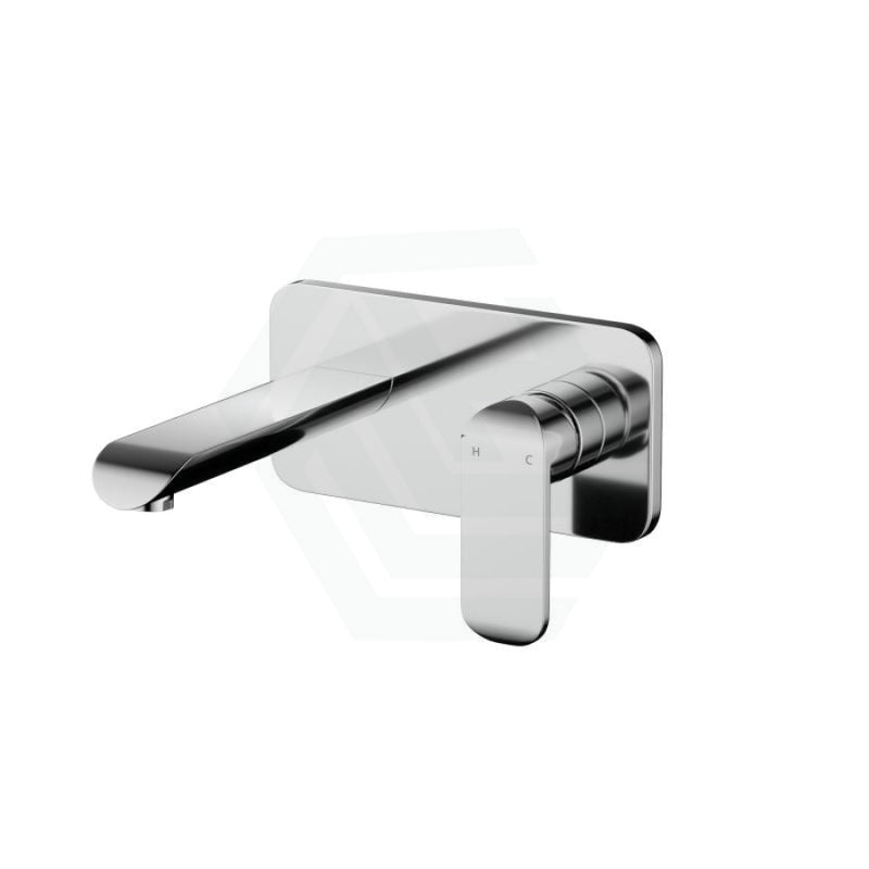 Ikon Kara Solid Brass Chrome Bathtub/Basin Wall Mixer With Spout Mixers