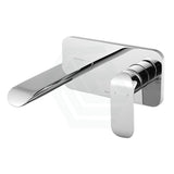 Ikon Kara Solid Brass Chrome Bathtub/Basin Wall Mixer With Spout Mixers