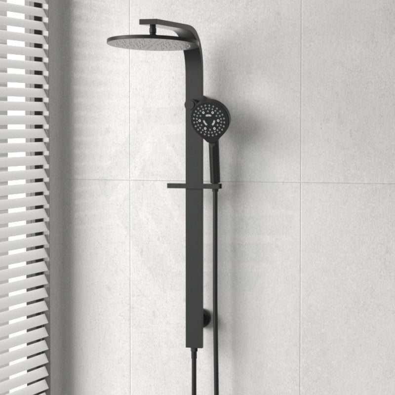 Ikon Combined Twin Shower Regal Matt Black