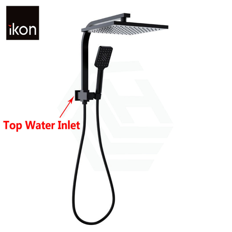 Ikon Mini Twin Shower Sando Matt Black