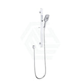 Ikon Seto Chrome Sliding Handheld Shower On Rail With Water Inlet