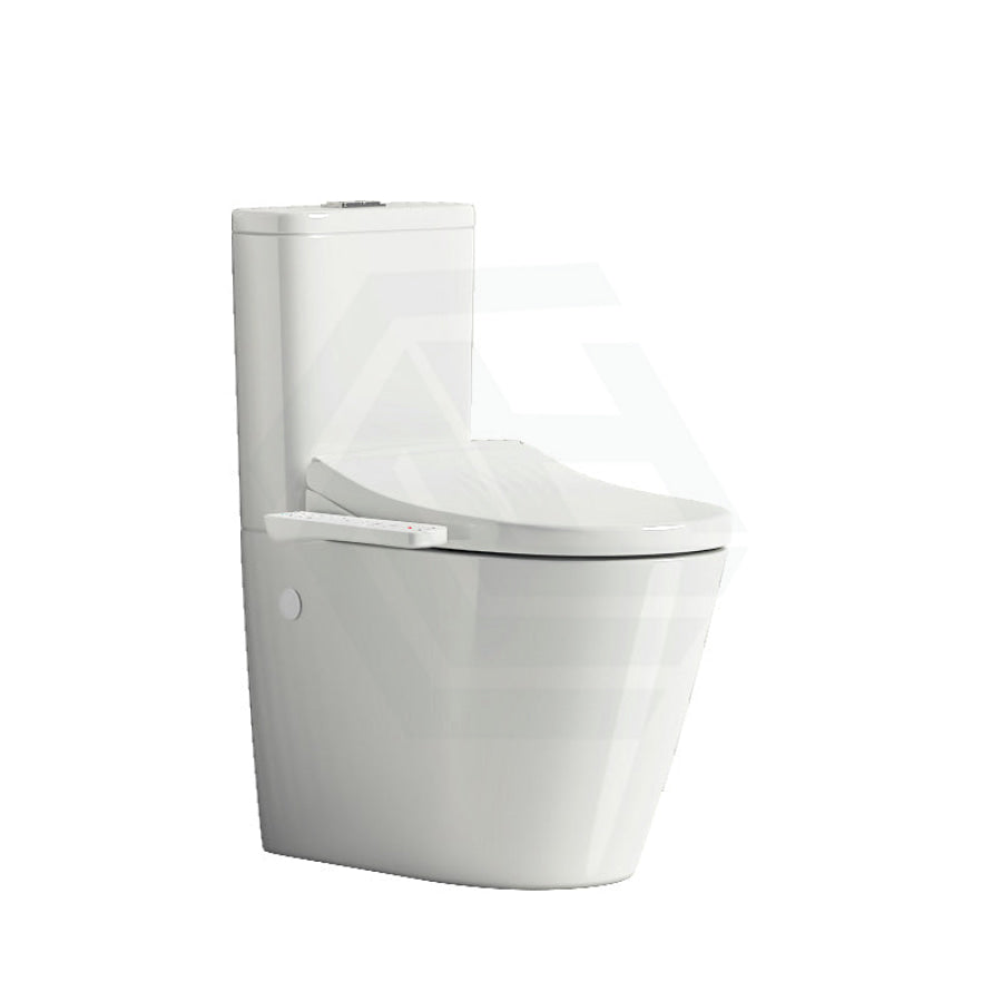 Intelligent Electric Toilet Cover Seat With Tornado Silent High End Back To Wall Ceramic Suite