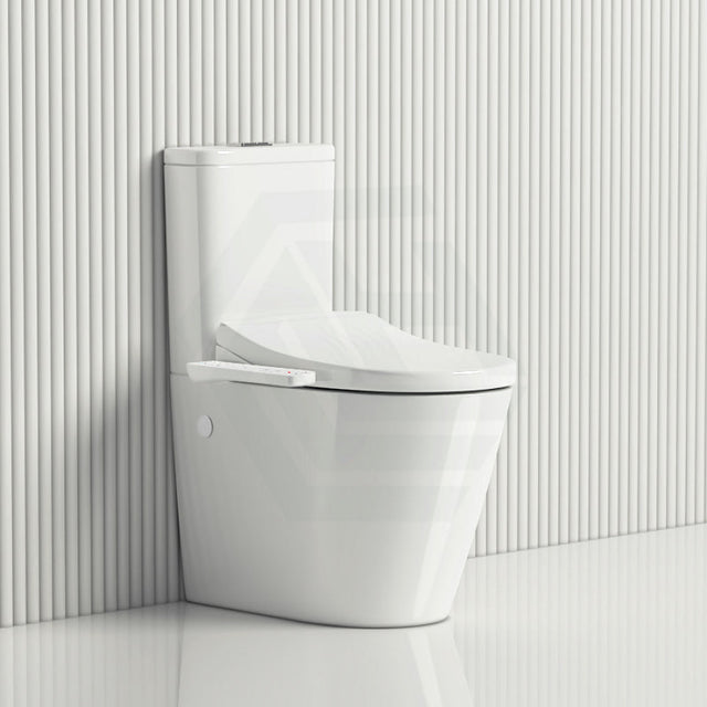 Intelligent Electric Toilet Cover Seat With Tornado Silent High End Back To Wall Ceramic Suite