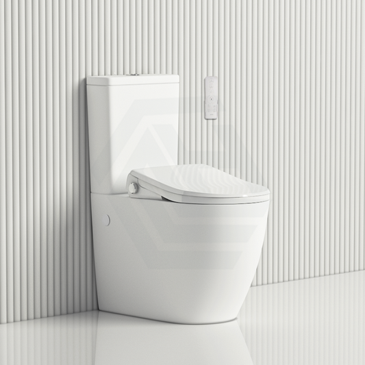 Jomoo Smart Electric Bidet Seat With Back To Wall Ceramic Toilet Suite Rimless Suites