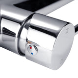 Chrome Solid Brass Mixer Tap With Flexible Rubber Spout 360 Swivel For Kitchen Products