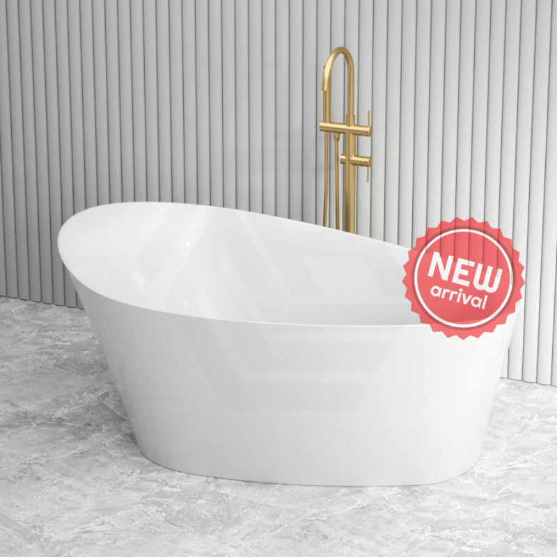 Kohler 1649Mm Veil Lithocast Freestanding Bathtub Gloss White With Overflow Bathtubs