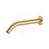 Kohler Components Vibrant Brushed Moderne Brass Wall Mount Round Tube Bath Spout Gold Spouts