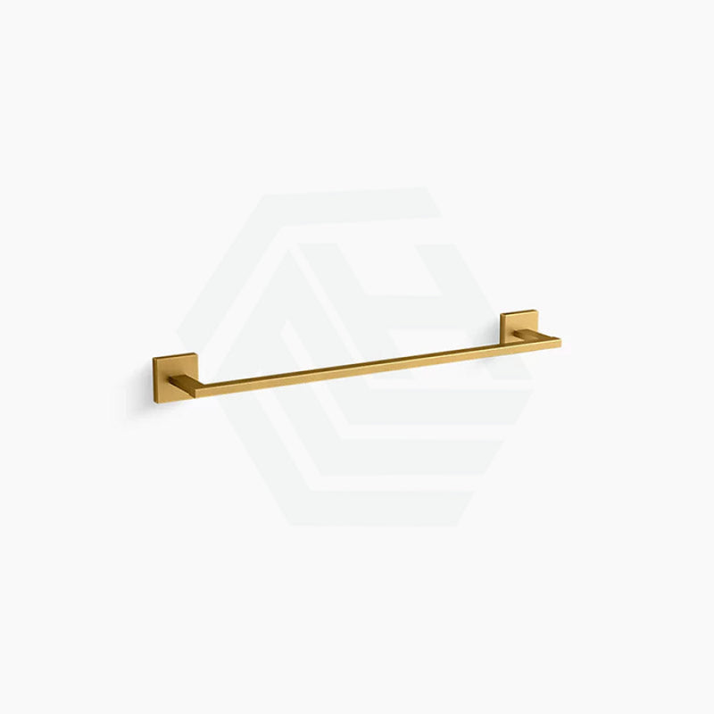 Kohler 457Mm Single Square Vibrant Brushed Moderne Brass Towel Bar Gold Rails