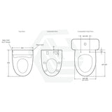 505Mm Englefield Length Intelligent Electric Toilet Cover Seat Plus With Remote Control For Toilet