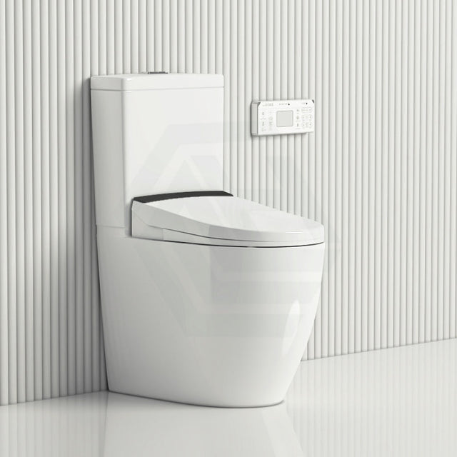 Kohler 650X395X830Mm Rimless Back To Wall Ceramic Toilet Suite With Englefield Electric Bidet Seat