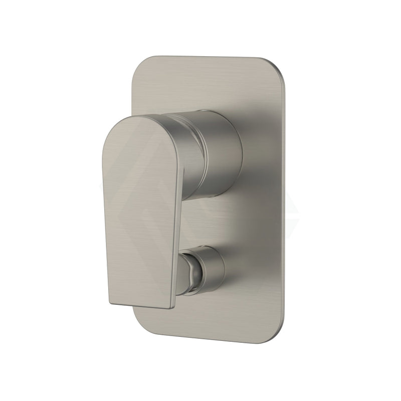 Kohler Aleo Brushed Nickel Rectangular Plate Shower/Bath Mixer With Diverter Thin Trim Kit Only