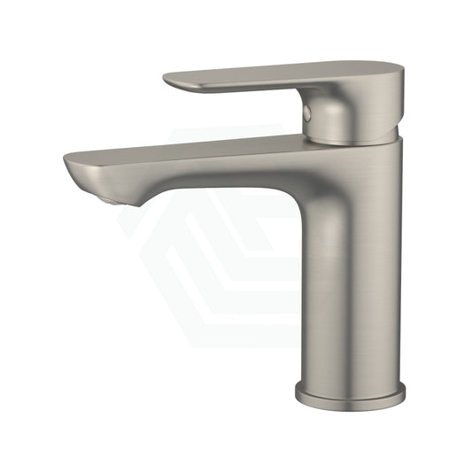 Kohler Aleo S Round Short Brushed Nickel Basin Mixer Tap With Lever Handle Mixers