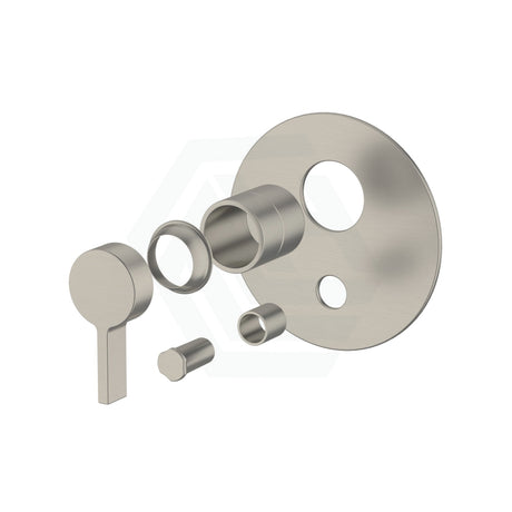 Kohler Components Brushed Nickel Round Plate Shower/Bath Mixer With Diverter Thin Trim Kit Only -