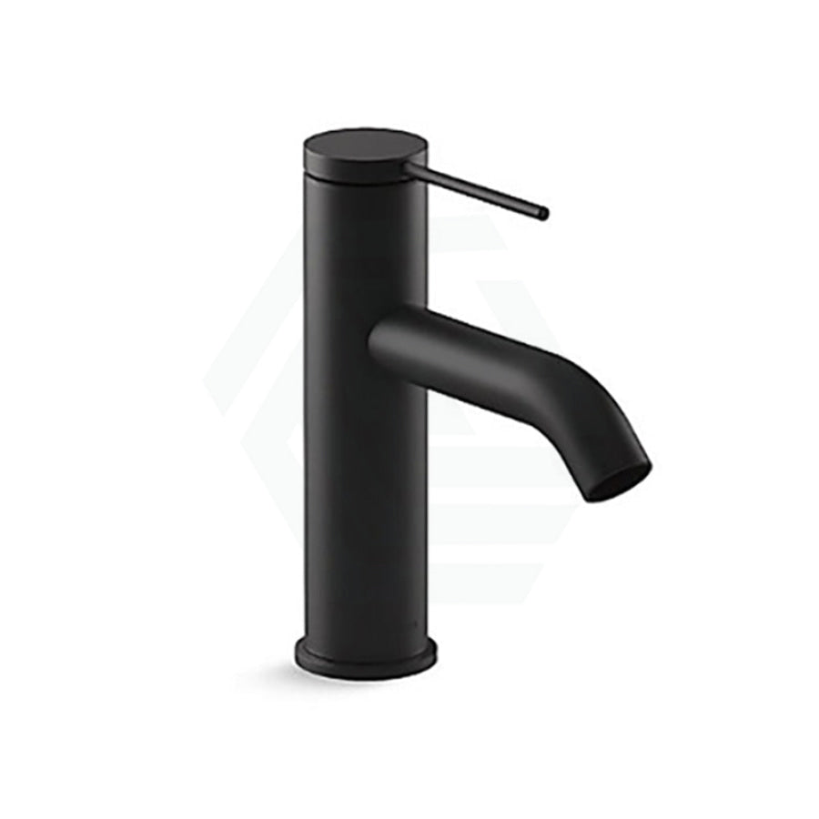 Kohler Components Matt Black Single Lever Basin Mixer Short Mixers