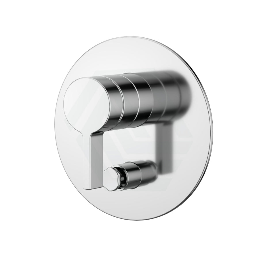 Kohler Components Polished Chrome Round Plate Shower/Bath Mixer With Diverter Thin Trim Kit Only -