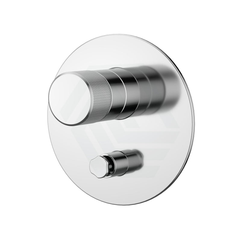 Kohler Components Polished Chrome Round Plate Shower/Bath Mixer With Diverter Thin Trim Kit Only -