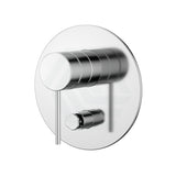 Kohler Components Polished Chrome Round Plate Shower/Bath Mixer With Diverter Thin Trim Kit Only -