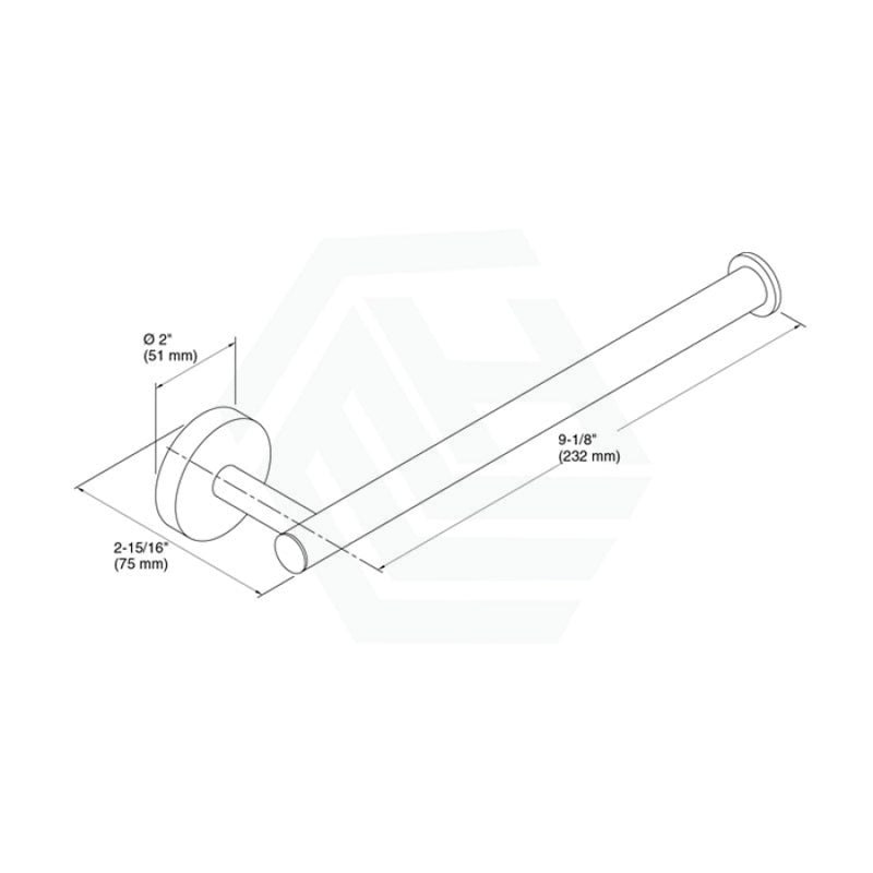 Kohler Elate 232Mm Polished Chrome Towel Arm Hand Holders