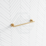 Kohler Elate 305Mm Round Brushed Moderne Brass Towel Bar Gold Hand Holders