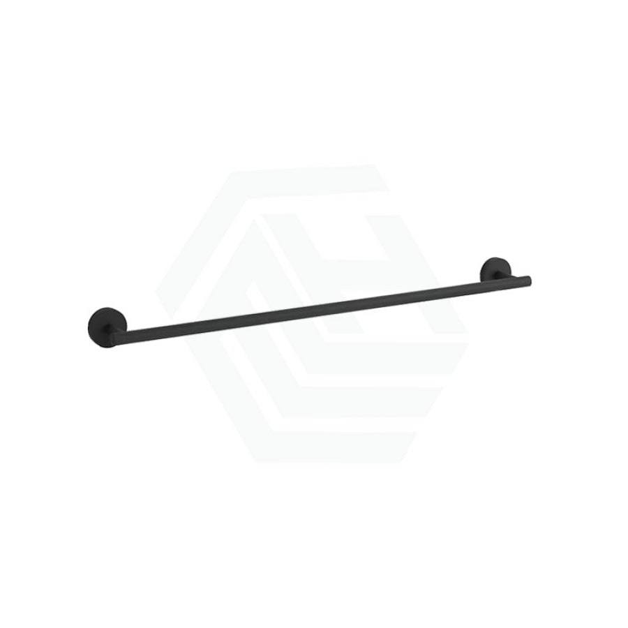 Kohler Elate 610Mm Single Round Matt Black Towel Bar Rails