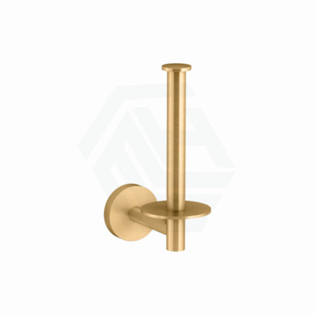 Kohler Elate Brushed Brass Vertical Toilet Roll Holder Gold Paper Holders