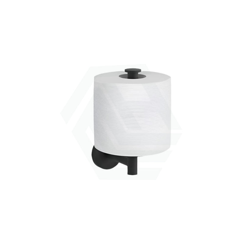 Kohler Elate Matt Black Vertical Toilet Roll Holder Paper Holders